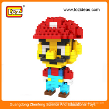 A venda quente LOZ brinquedo da criança mini bloco de edifício do diamante define blocos educacionais do ABS